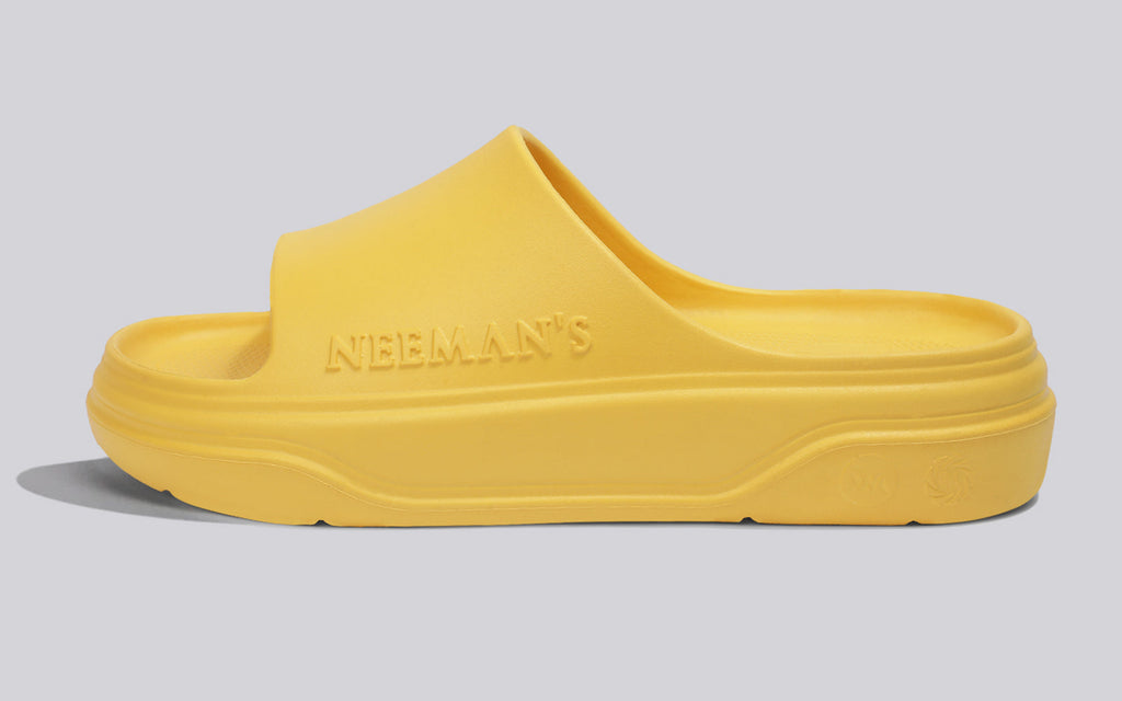 Cushers Slides For Women : Yellow