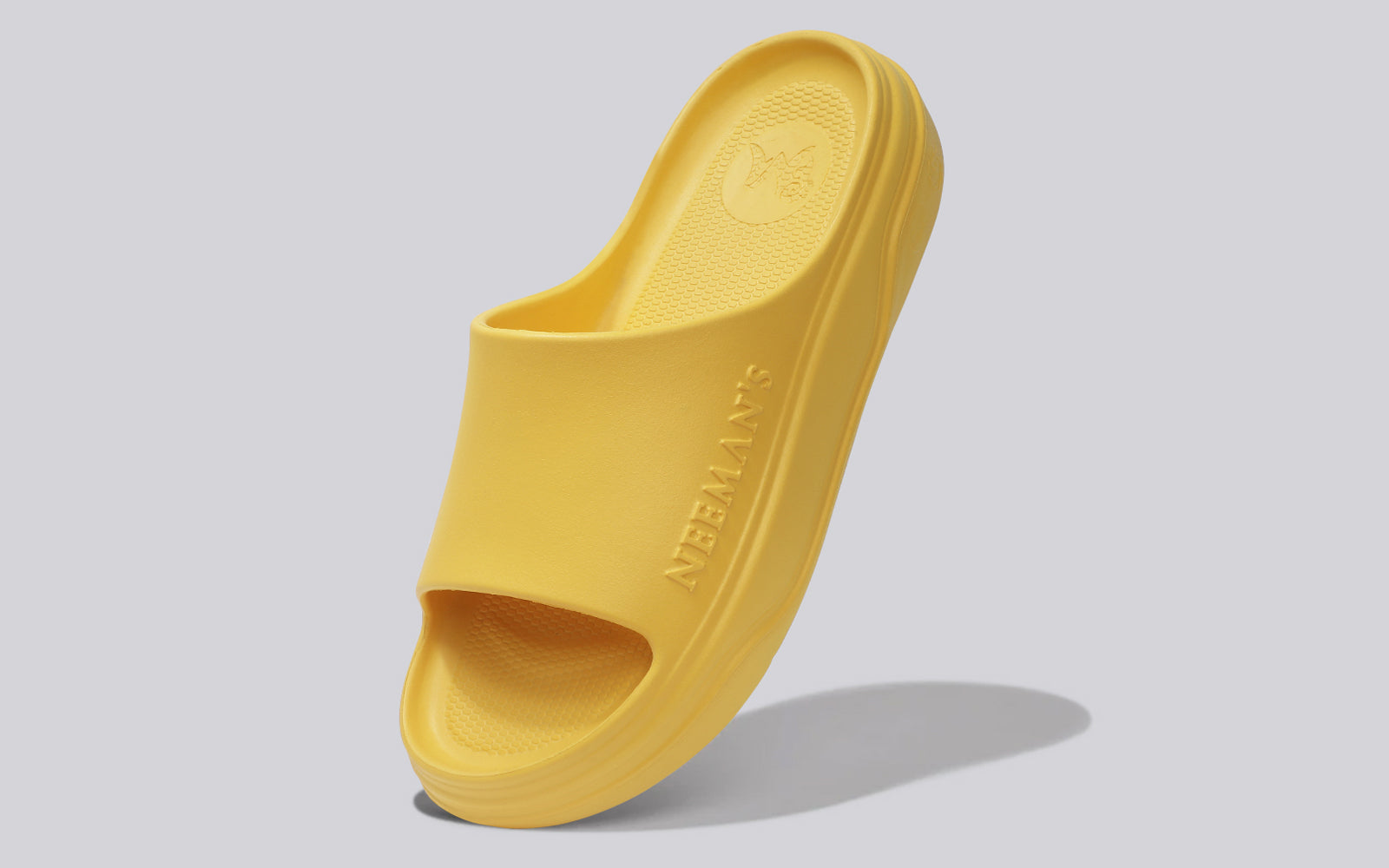 Cushers Slides For Men : Yellow