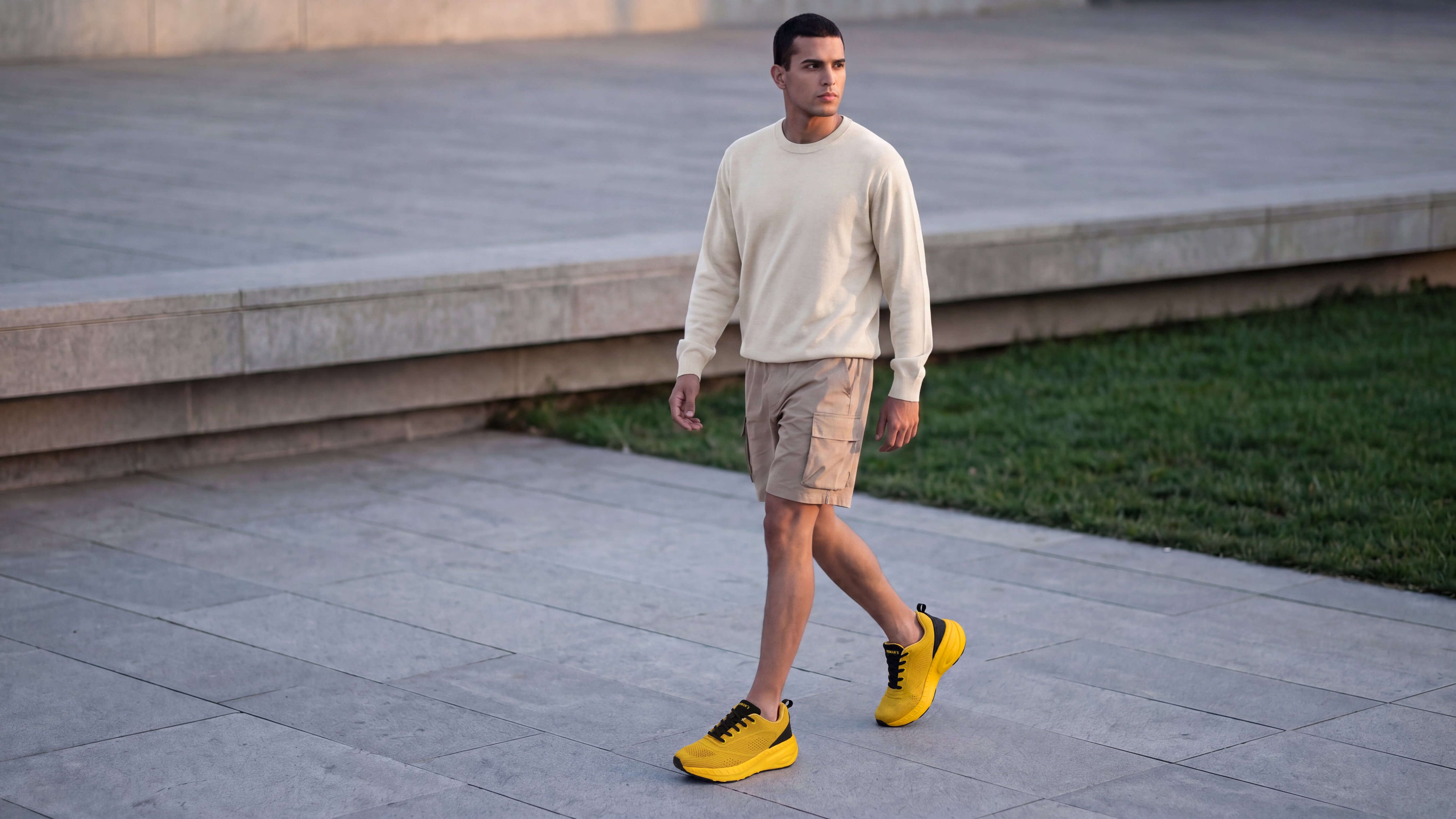 Begin Walk Flow For Men : Yellow