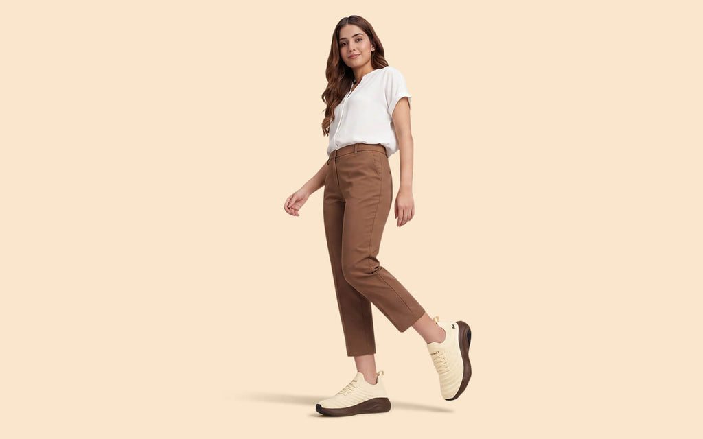 Begin Walk Glide For Women : Ivory Brown