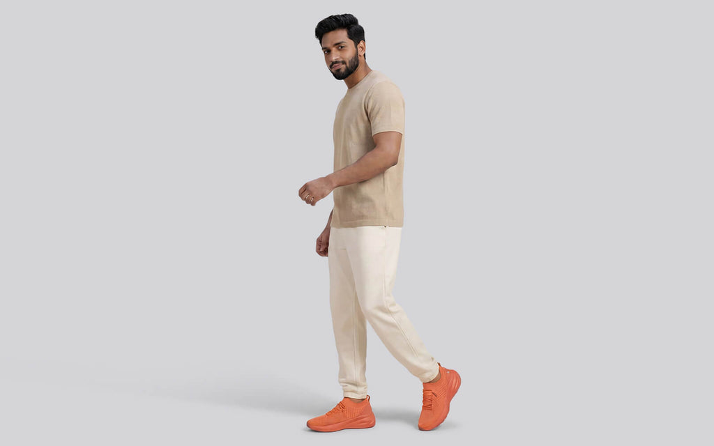 Begin Walk Soothe Lace Ups for Men : Orange