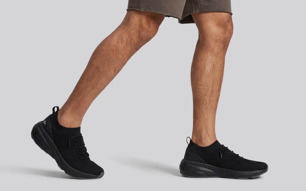 Begin Walk Soothe Lace Ups for Men : Black