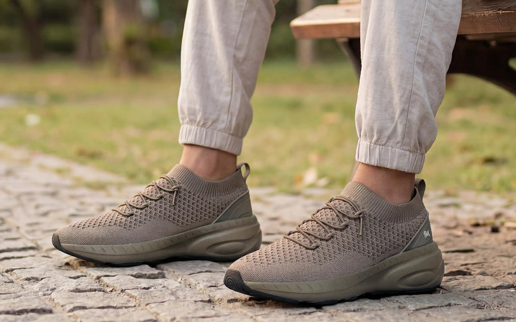 Begin Walk Soothe Lace Ups for Men : Goat