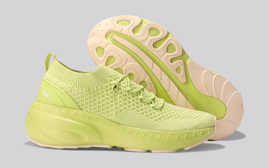 Begin Walk Soothe Lace Ups for Women : Lime