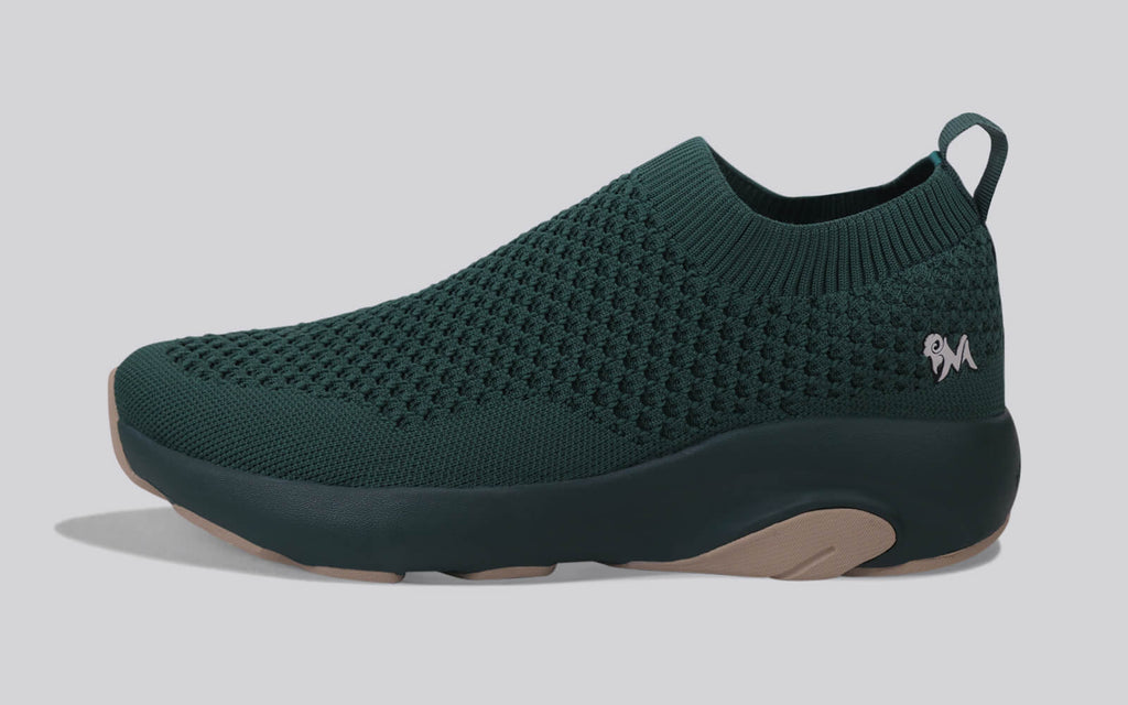 Begin Walk Soothe Slip Ons for Men : Green