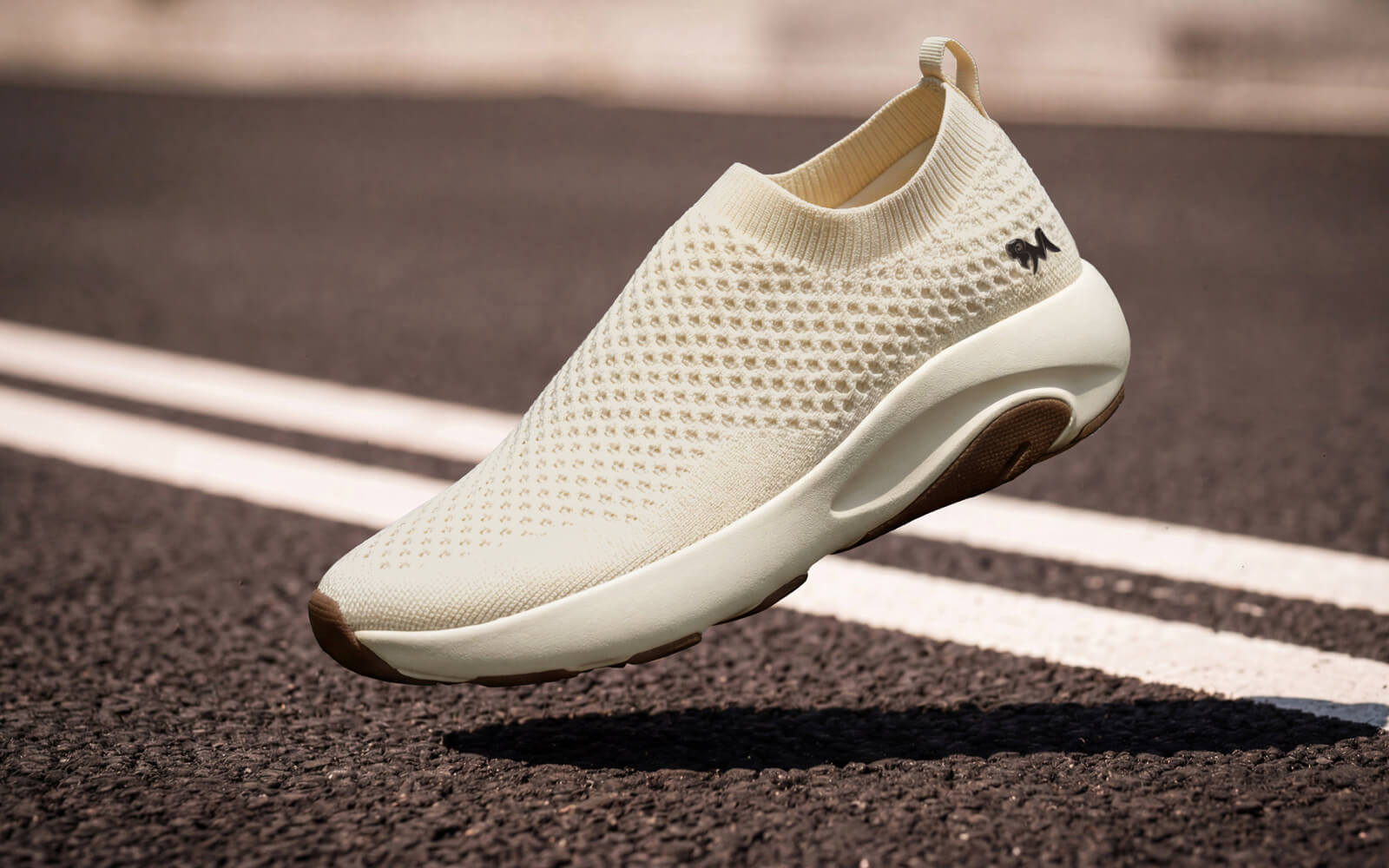 Begin Walk Soothe Slip Ons for Men : Ivory