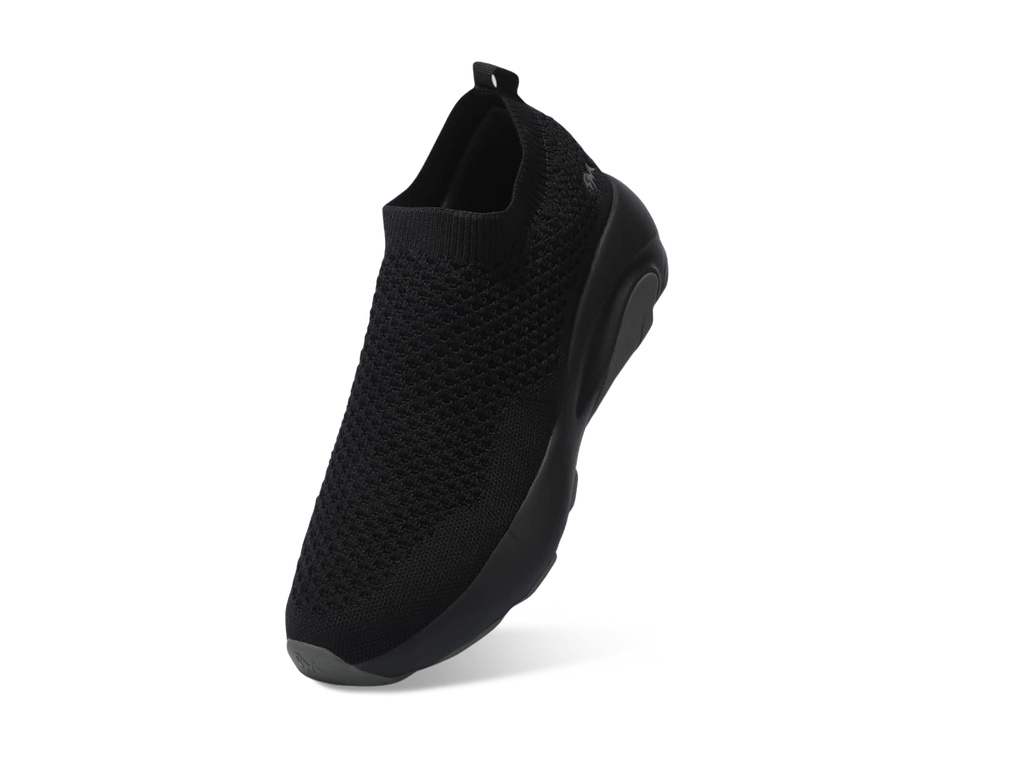 Begin Walk Soothe Slip Ons for Men : Black