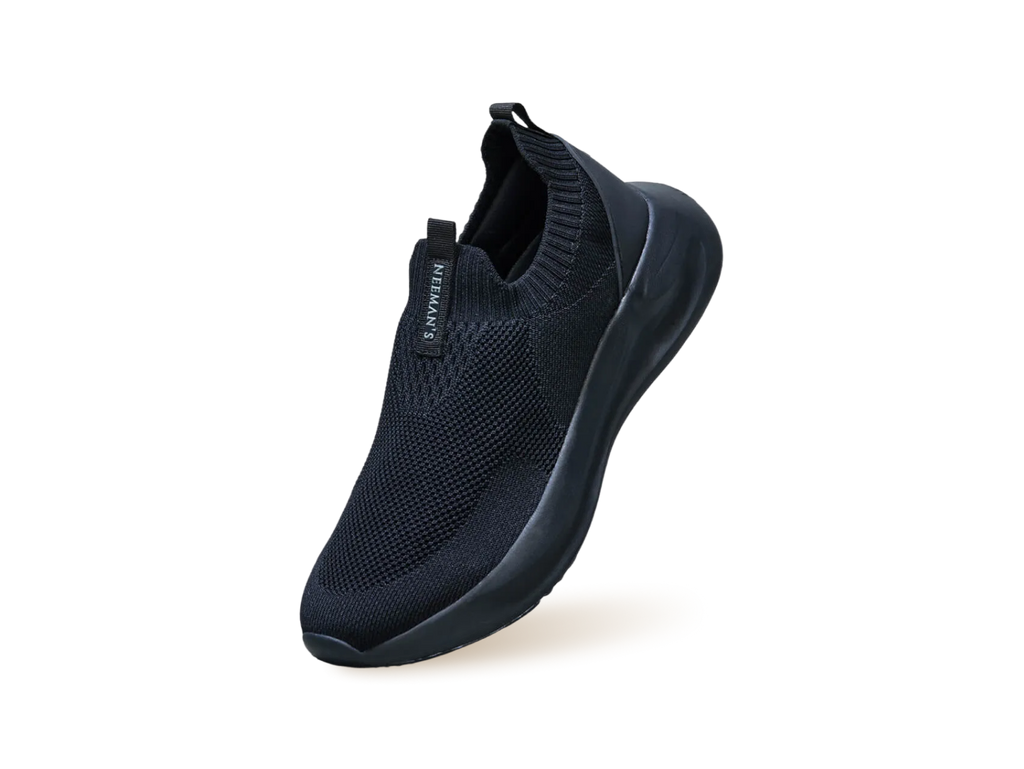 Flex Rib Slip Ons : Black