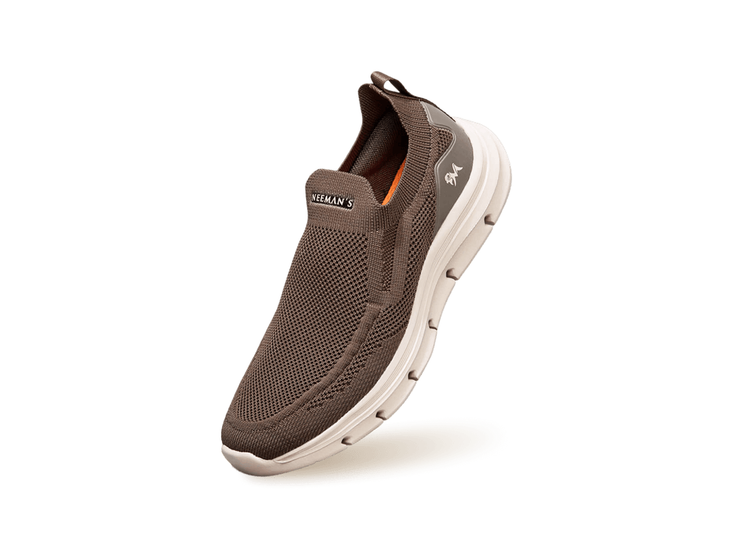 Breathe Ease Slip Ons : Brown