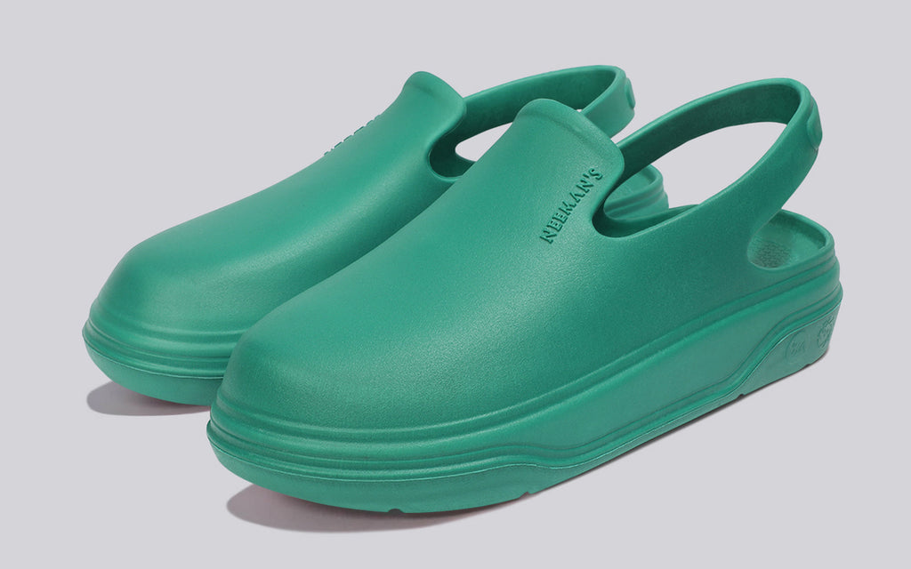 Cushers Clogs For Men : Pepper Green
