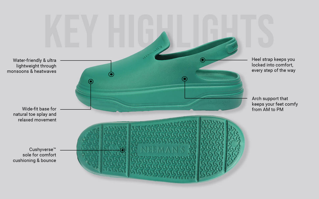 Cushers Clogs For Women : Pepper Green