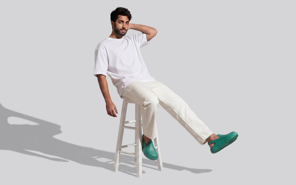 Cushers Clogs For Men : Pepper Green
