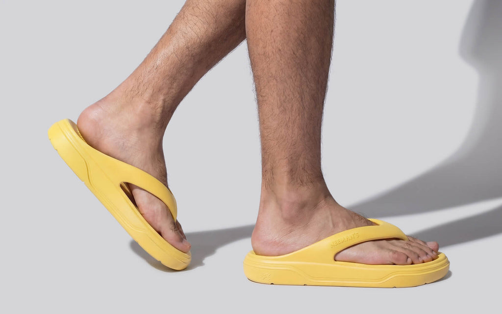 Cushers Flips For Men : Yellow