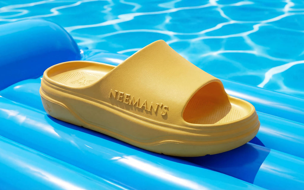 Cushers Slides For Men : Yellow