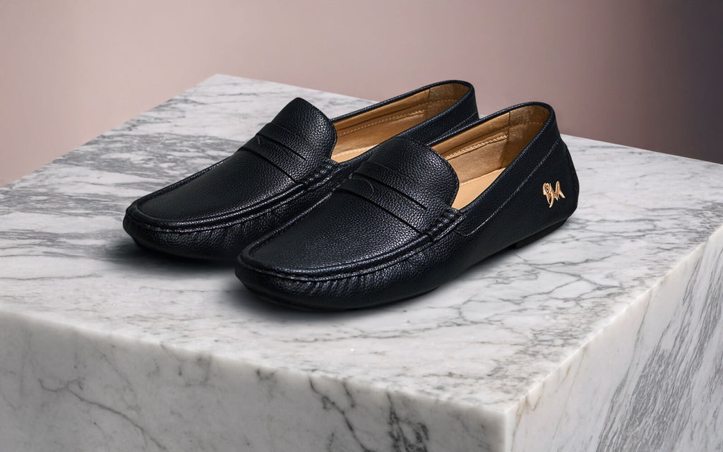 Dress Loafers : Black