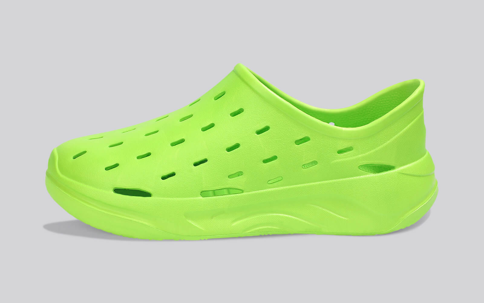 Cushers Rainscape Clogs For Men : Neon