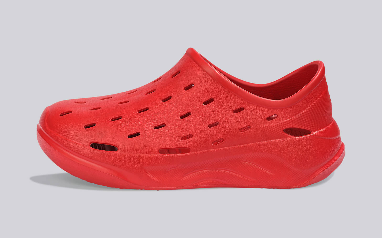 Cushers Rainscape Clogs For Men : Red