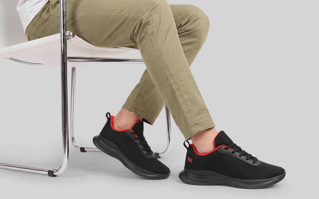 Everyday Routine Sneakers For Men : Black
