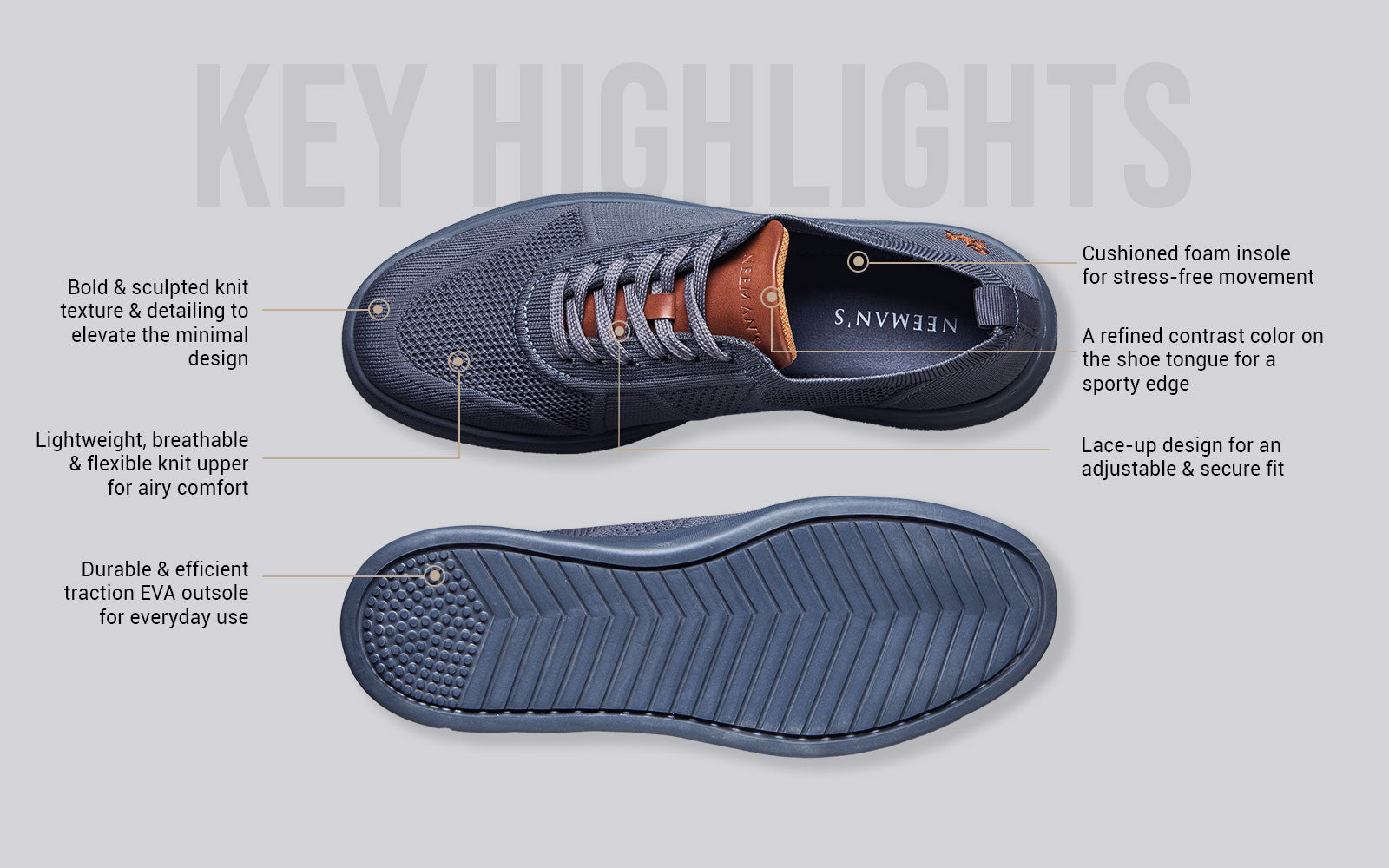 Elevate Low Top : Grey
