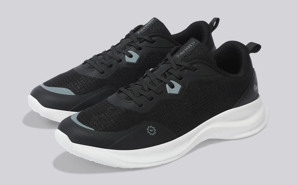 Grid Rush Sneakers For Women : Black