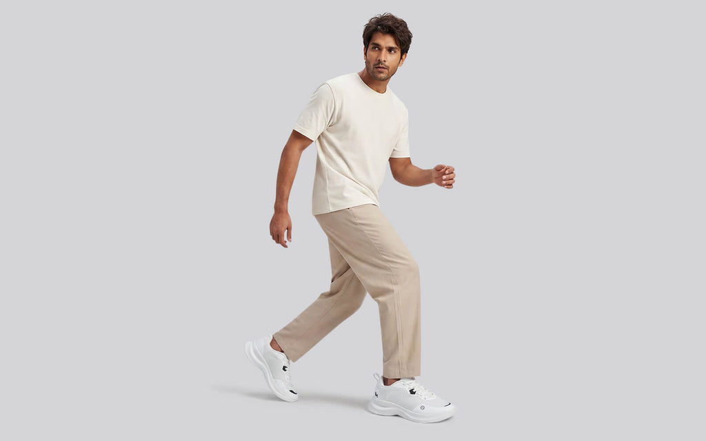 Grid Rush Sneakers For Men : White
