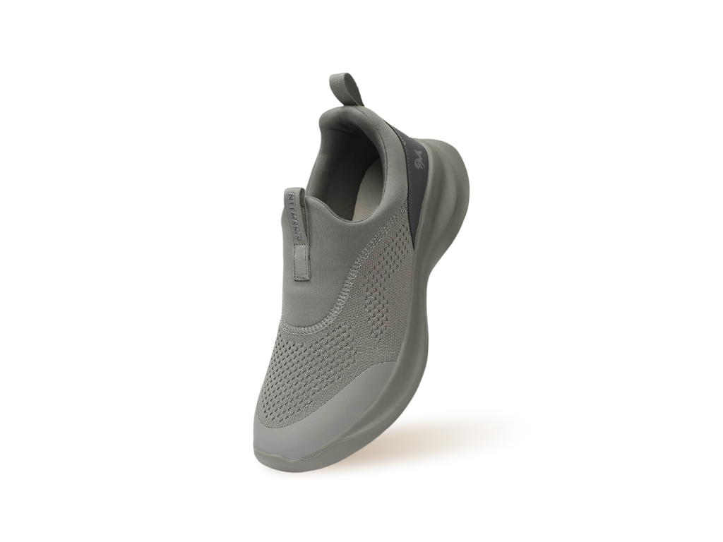 Mono Curve Slip Ons for Men : Grey