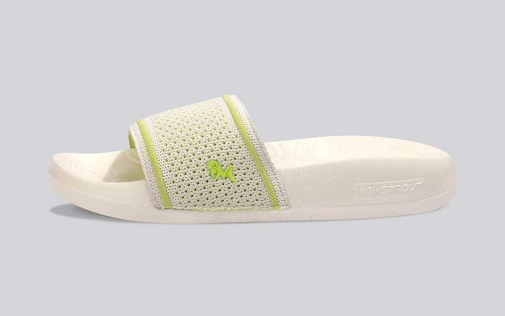 High Sprout Knitro Slides For Women : White