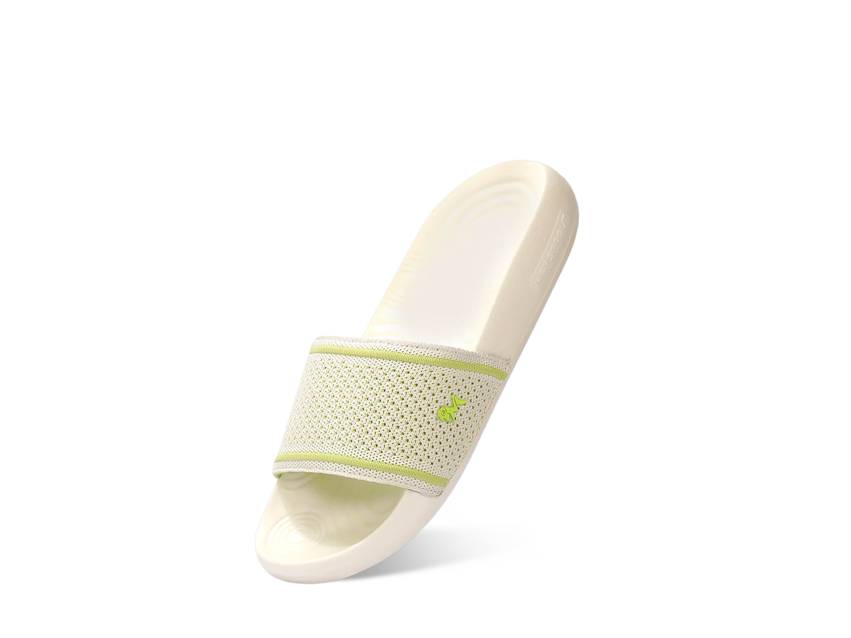 High Sprout Knitro Slides For Men : White
