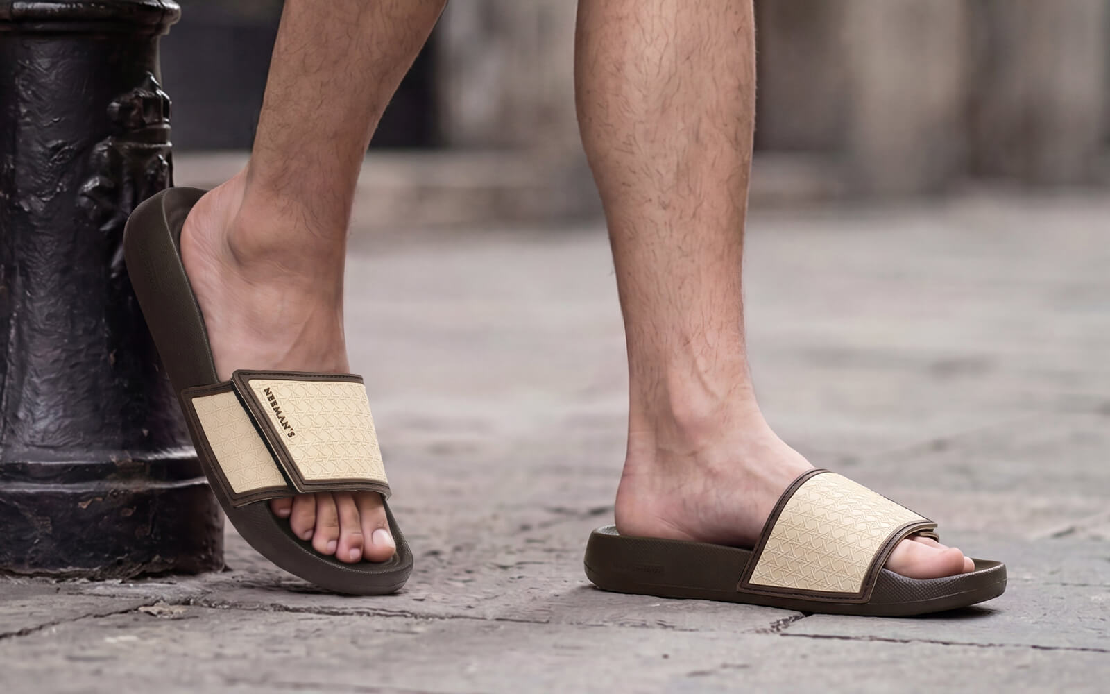 High Sprout Sensa Slides For Men : Brown