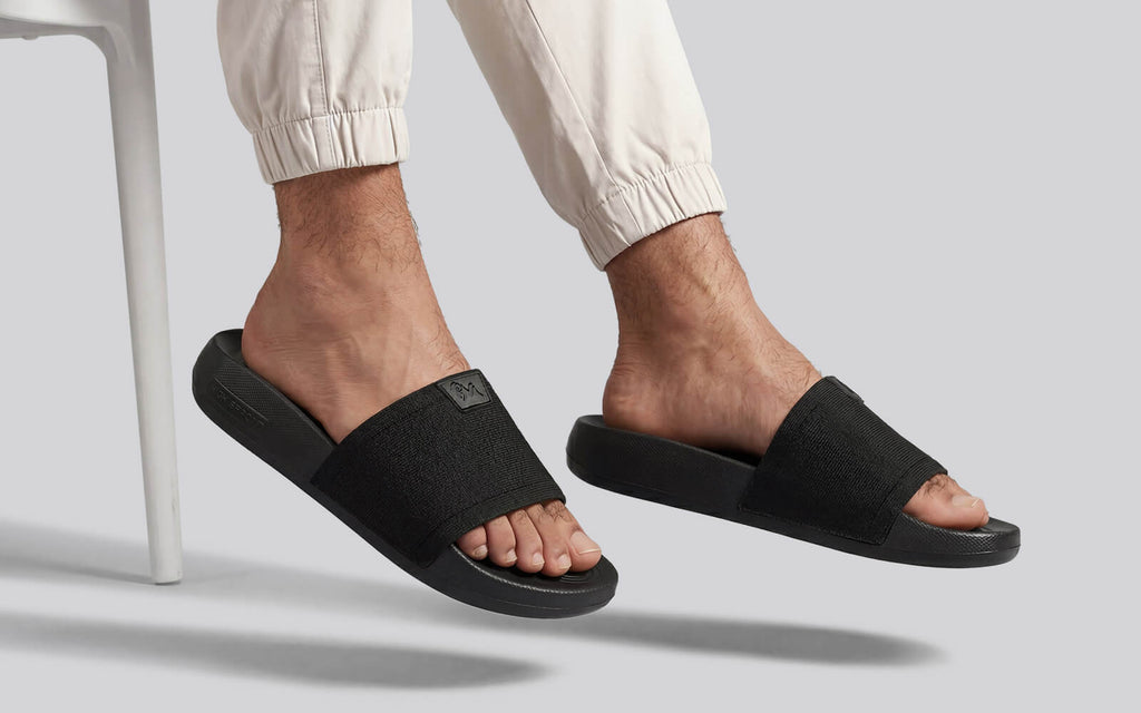 High Sprout Glideway Slides For Men : Black