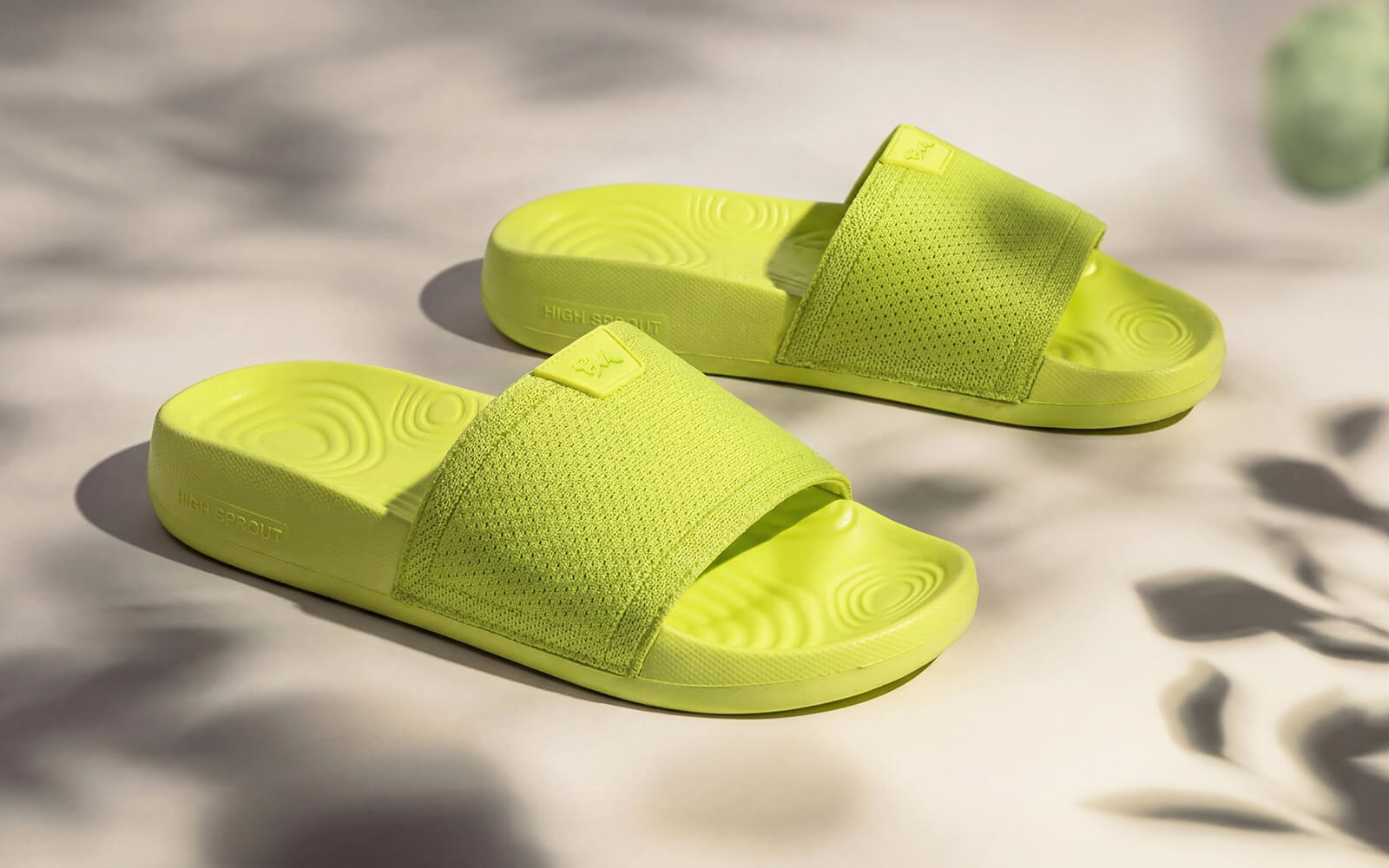 High Sprout Glideway Slides For Men : Lime