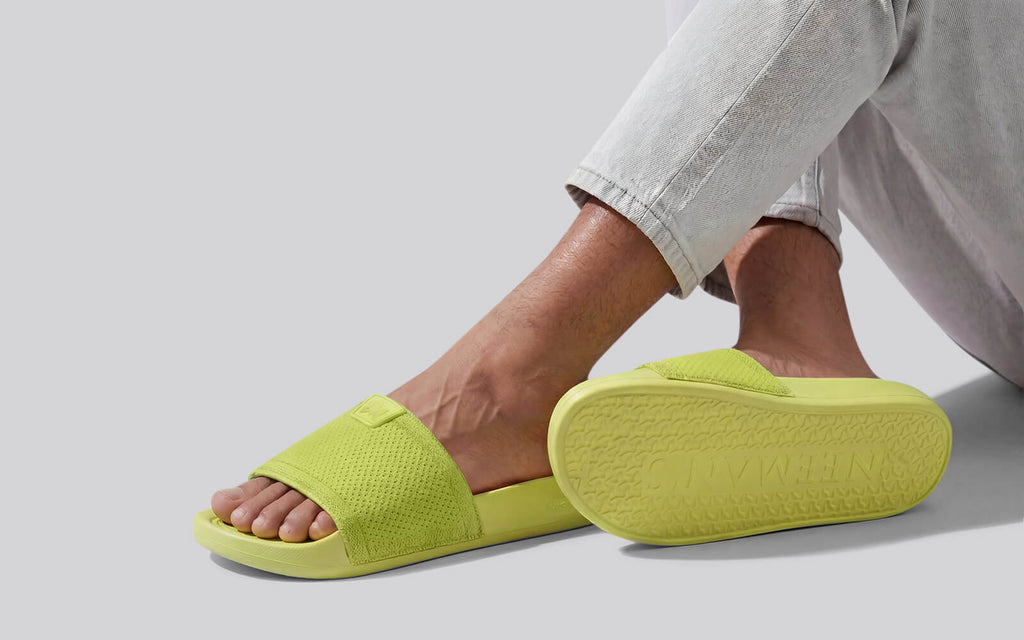 High Sprout Glideway Slides For Men : Lime