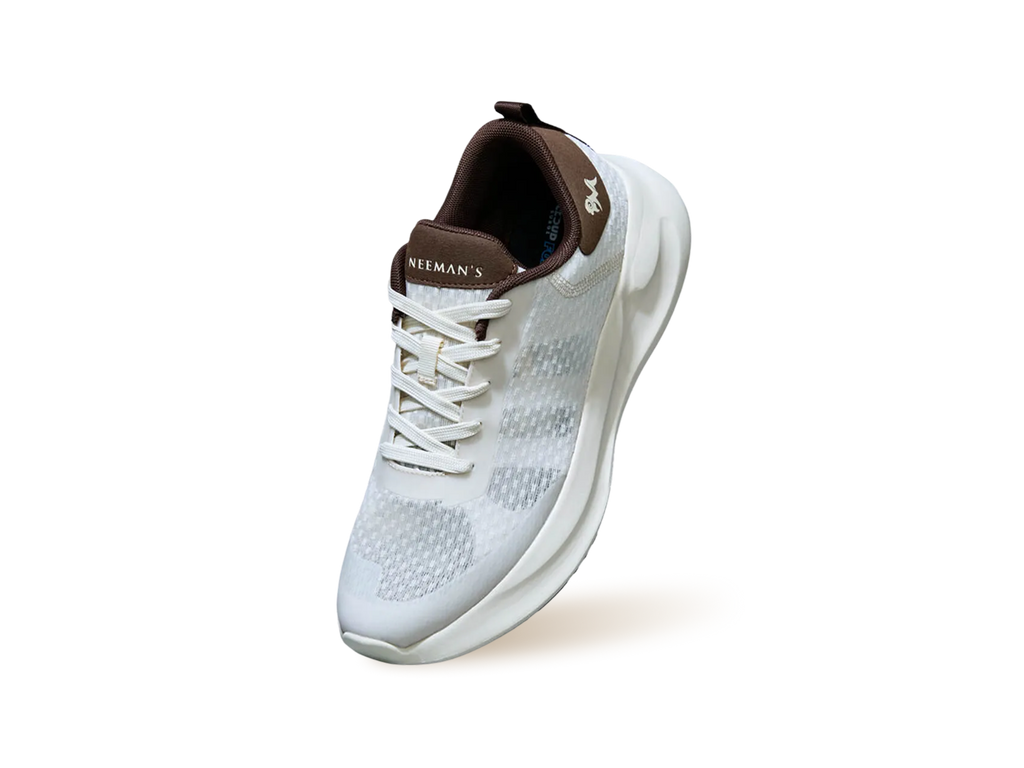 Swift Knit Sneakers For Men : Ivory Brown