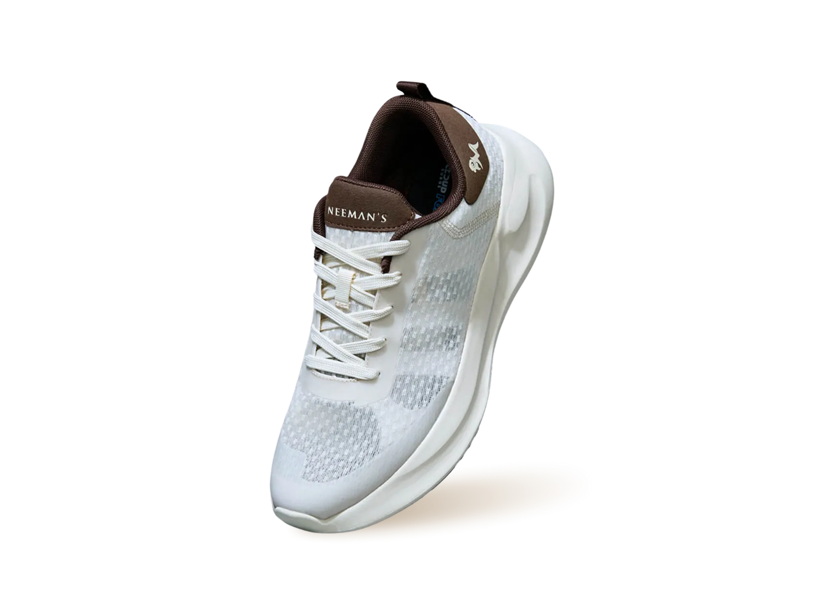 Swift Knit Sneakers For Men : Ivory Brown