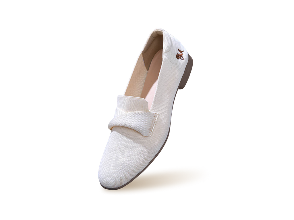 Knit Grace Loafers For Women : Ivory