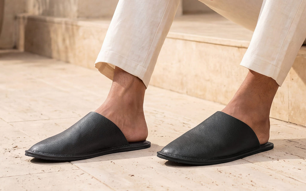 Lounge Mules For Men : Black