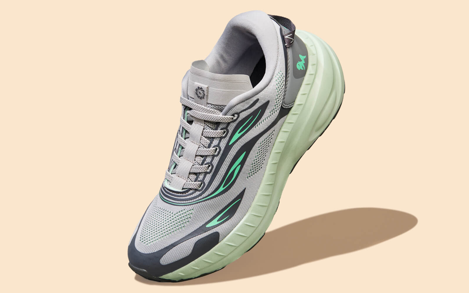 Begin Walk Flames For Men : Grey