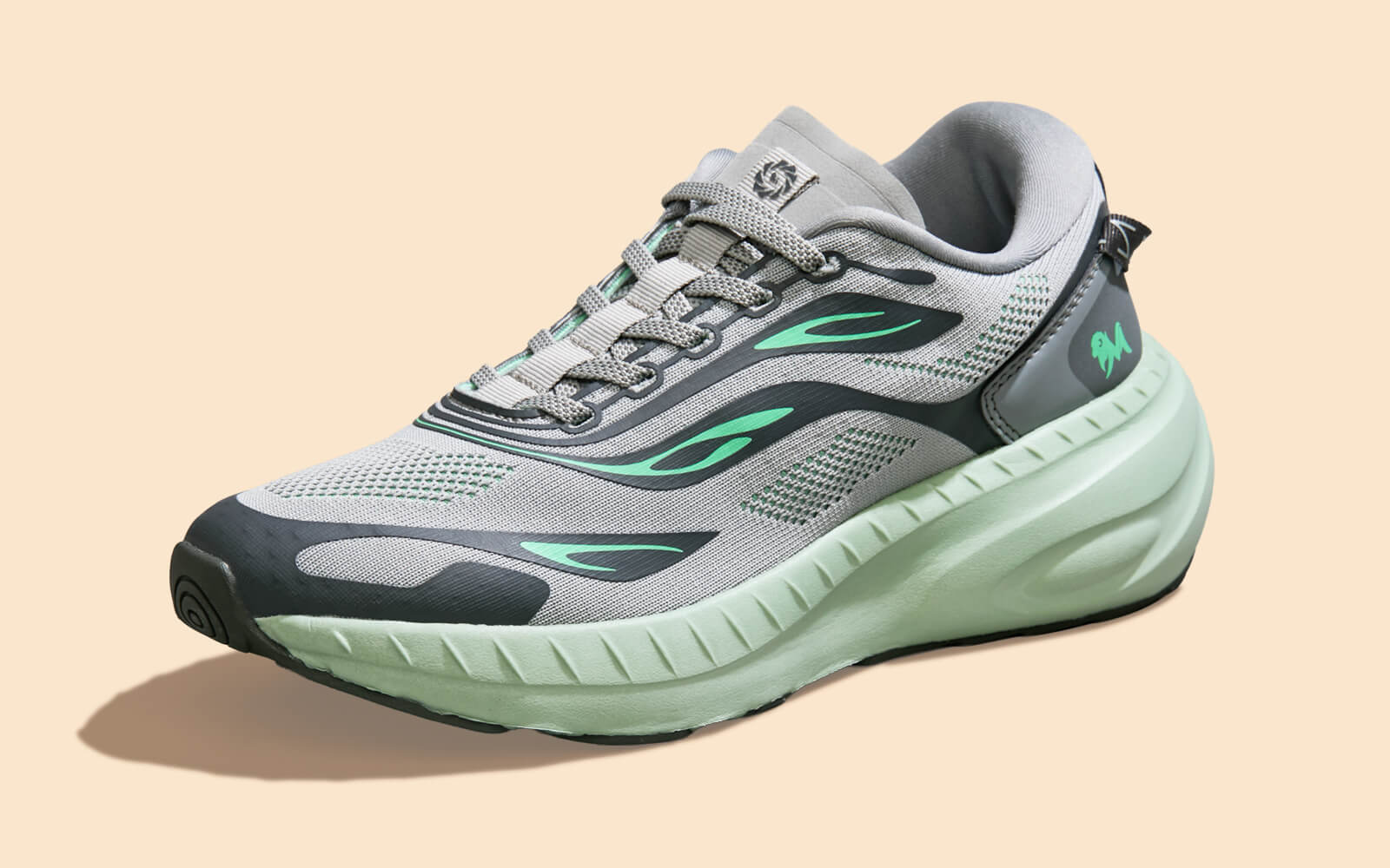 Begin Walk Flames For Men : Grey