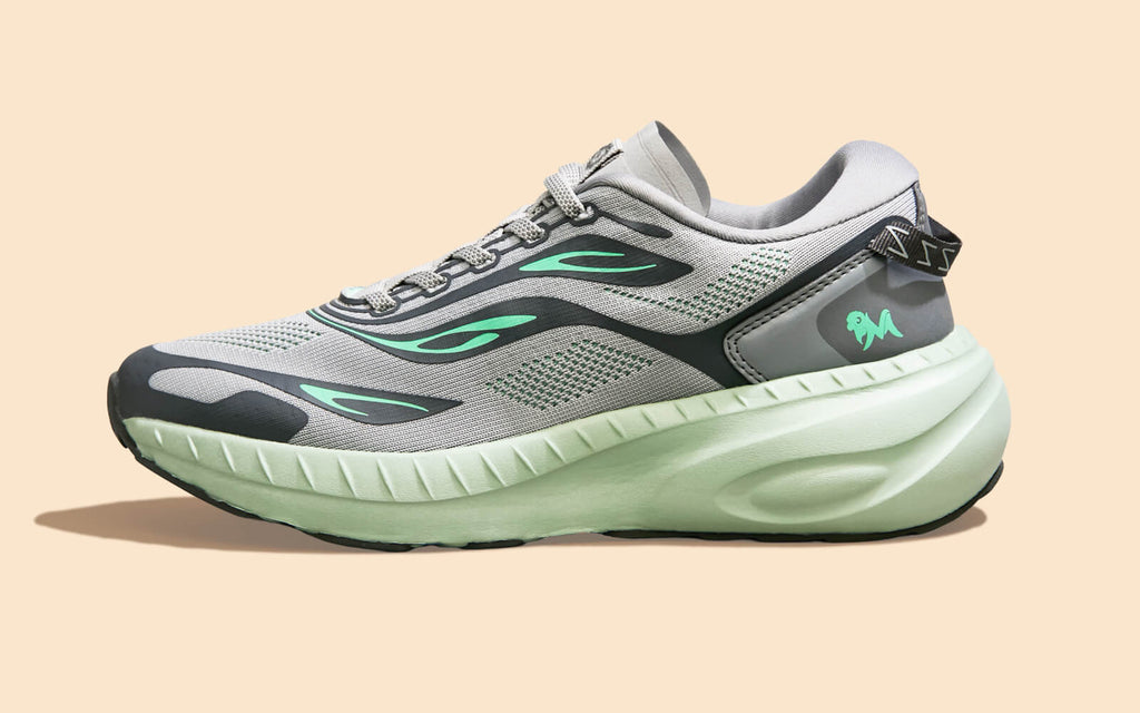Begin Walk Flames For Men : Grey