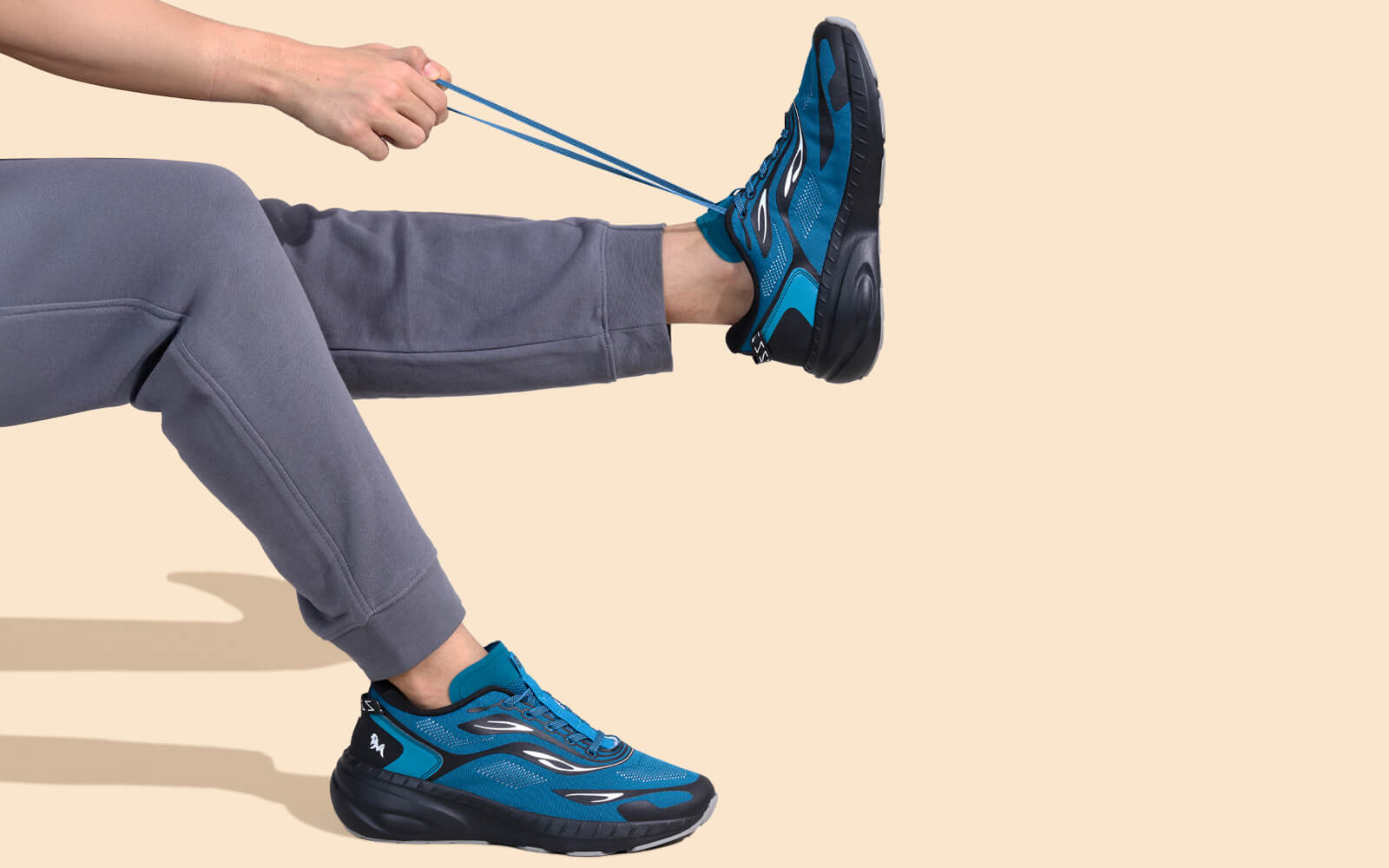 Begin Walk Flames For Men : Teal