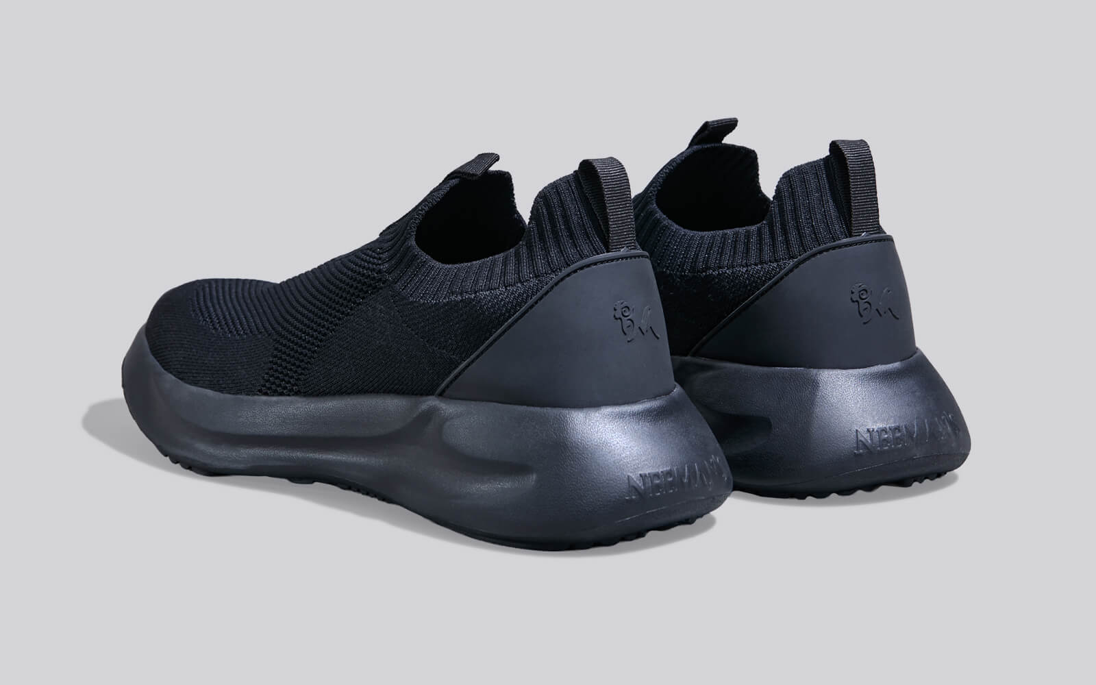 Flex Rib Slip Ons : Black