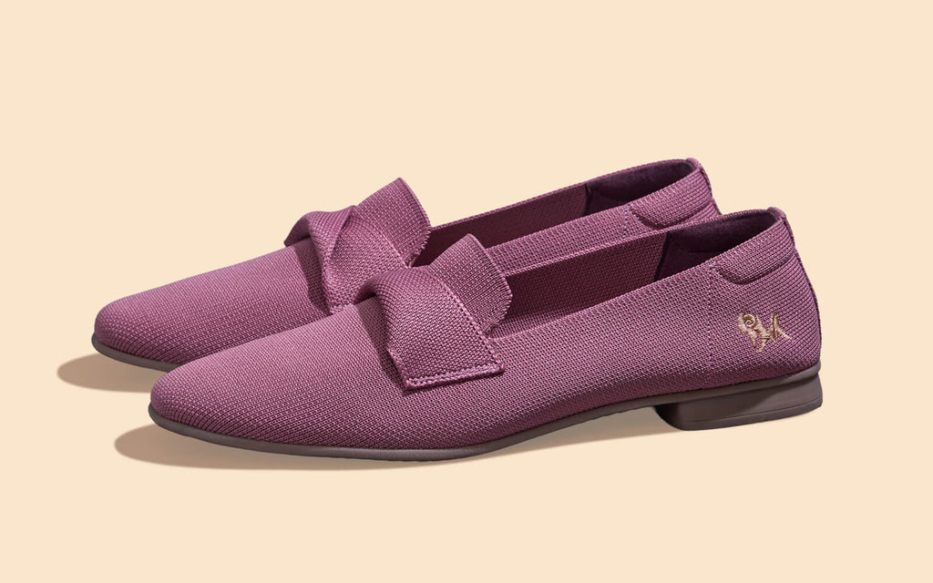 Knit Grace Loafers For Women : Rose