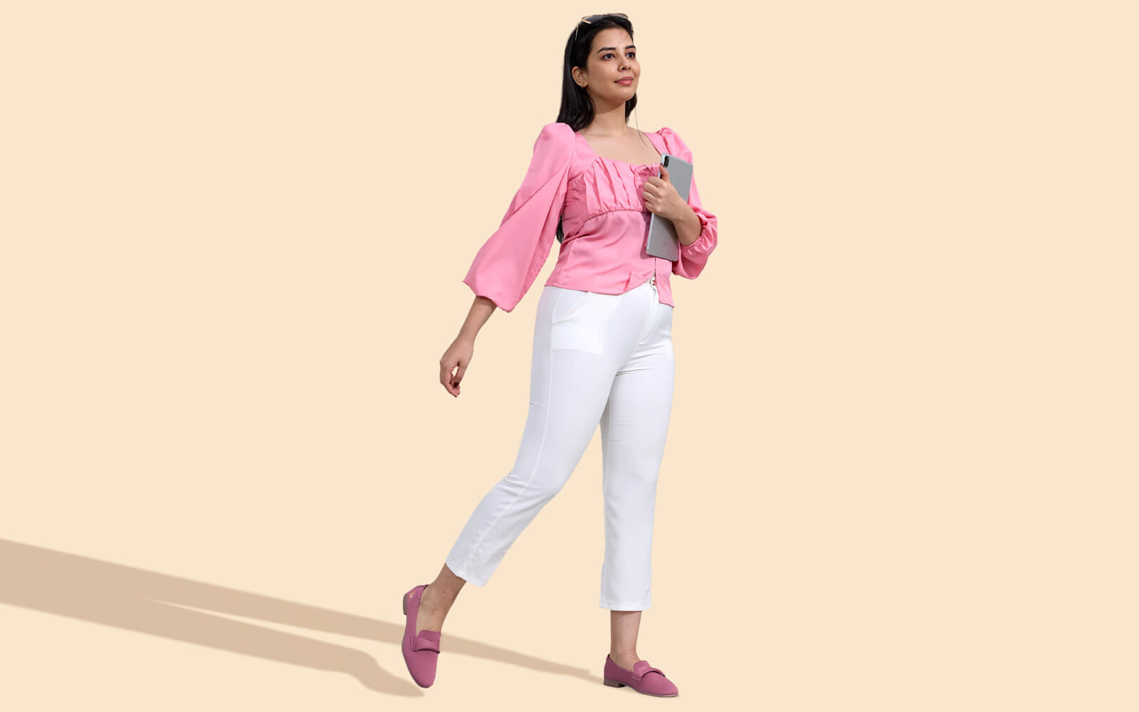 Knit Grace Loafers For Women : Rose