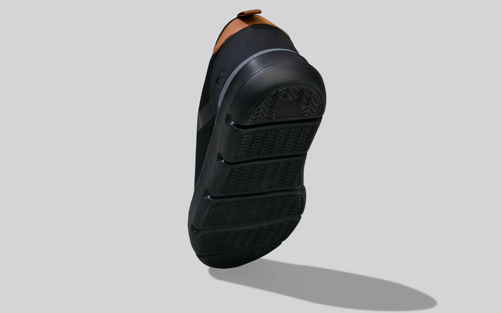 Melange Dress Sneakers : Black