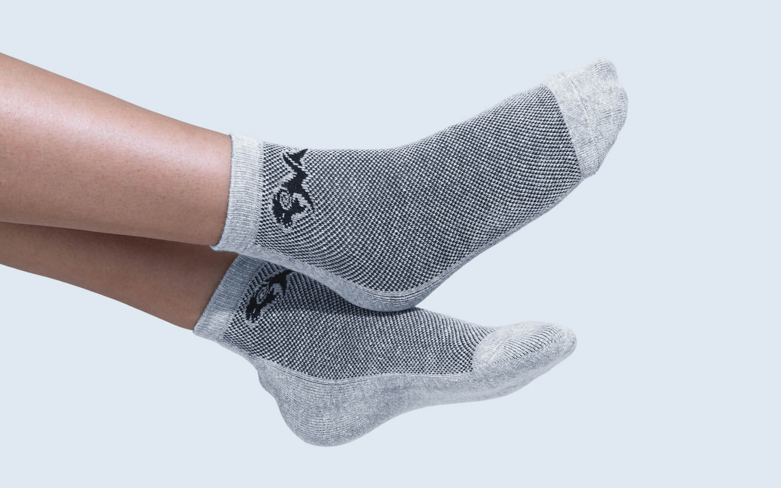 Low-Cut Ankle Socks : Black Olive Grey (Pack of 3)