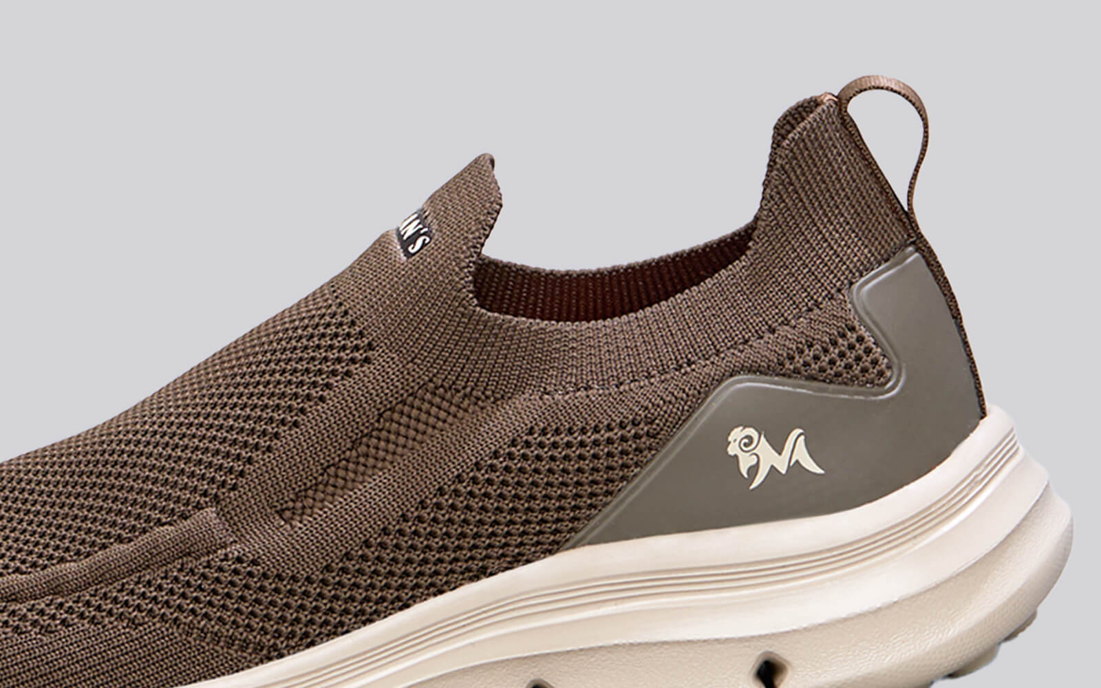 Breathe Ease Slip Ons : Brown