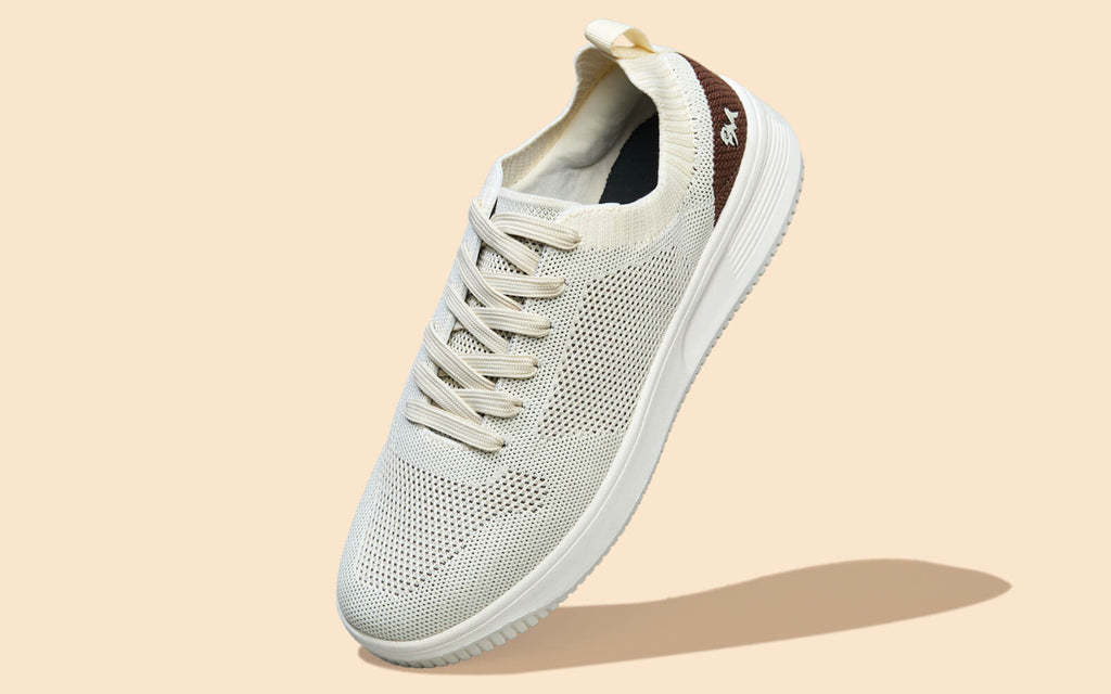 Casual Court Sneakers For Men : Ivory