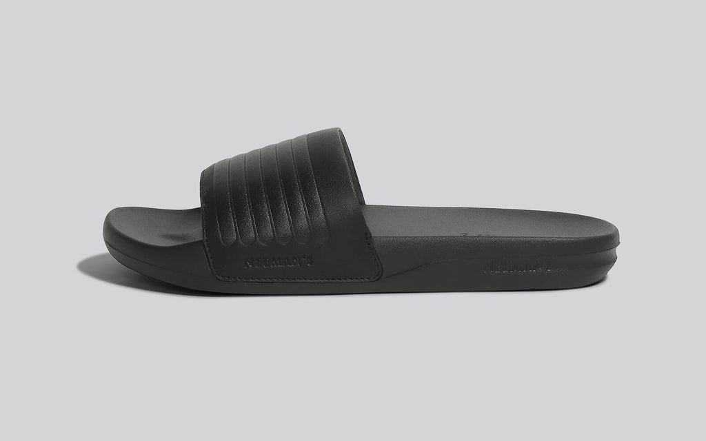 FootBed Slides for Women : Black
