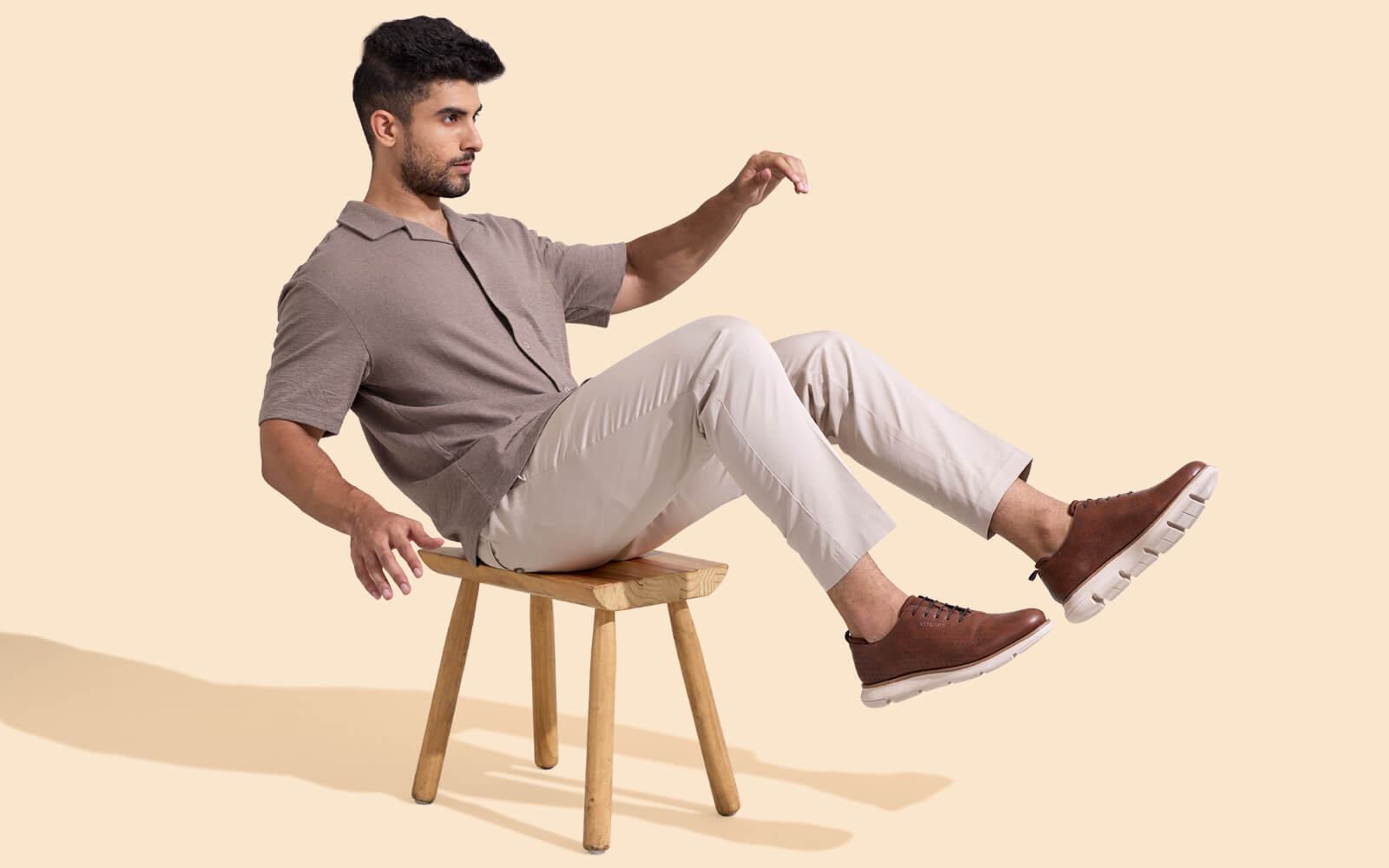 Flexy Brogues : Brown
