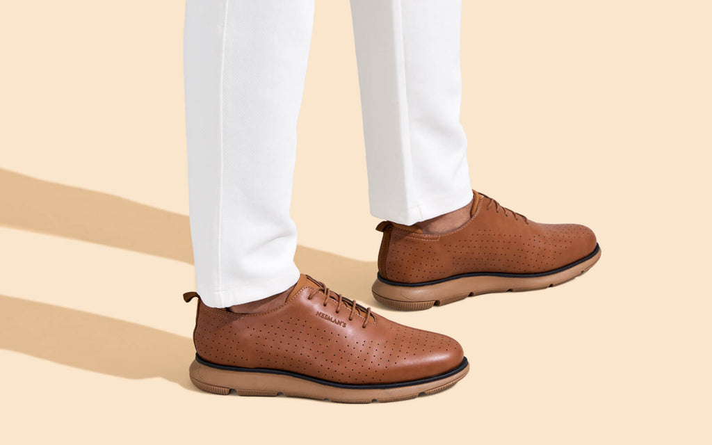 Flexy Brogues : Tan